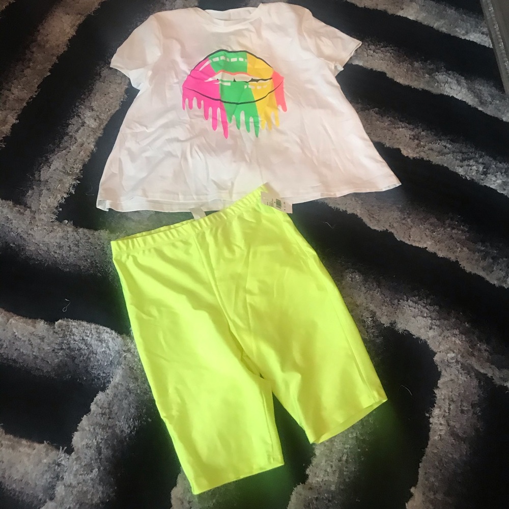 Summertime 2 piece biker & top